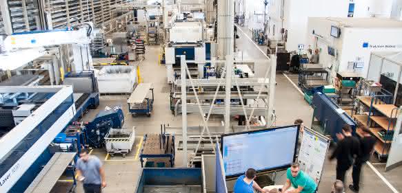 Blechbearbeitung bei Trumpf Blechbearbeitung bei Trumpf