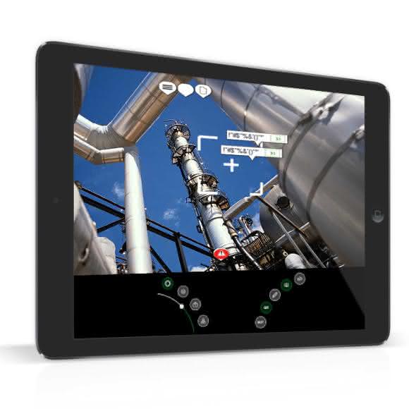 Vijeo 360 auf dem Tablet Vijeo 360 auf dem Tablet