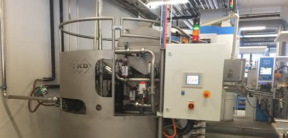 Der Kompaktfilter Maxflow CS 1000 vereint Filtration und Brikettierung in einer Anlage.