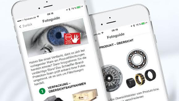 Fotodokumentation mit der OriginCheck App Fotodokumentation mit der OriginCheck App