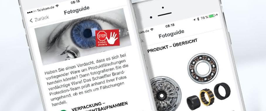 Fotodokumentation mit der OriginCheck App Fotodokumentation mit der OriginCheck App