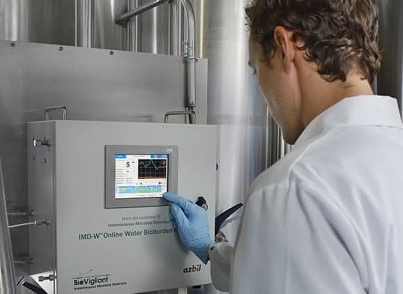 System IMD-W Keimzahl-Bestimmung: Online-Überwachung von Pharmawasser
