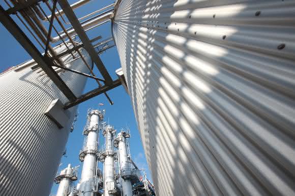 Chemieanlage bei Evonik