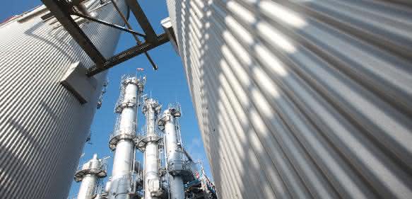 Chemieanlage bei Evonik