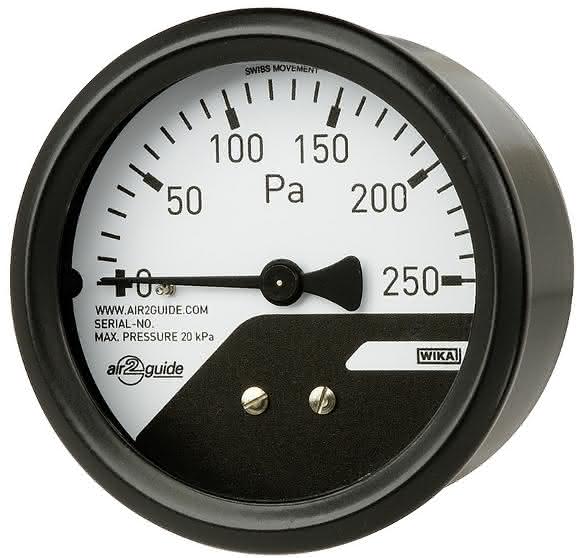 Differenzdruckmanometer: Filterdruck-Kontrolle auf engem Raum