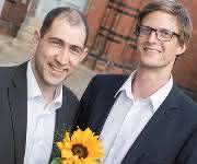 Dr. Ansgar Schmidt-Bleker (rechts), Dr. Jörn Winter (Links) vom Team Nebula Labs