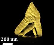 Nanostruktur aus Gold
