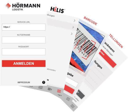 HiLIS Visu um eine App erweitert
