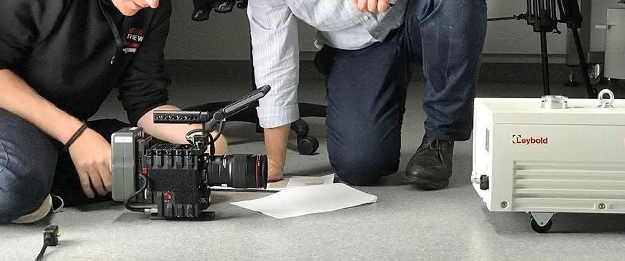Vakuumpumpe: Leybold wählt COPT Zentrum als Kulisse für Produktvideo