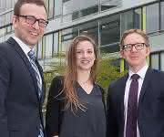 Leiter der FocusLabs: Dr. Holger Klose (links), Dr. Anita Loeschcke und Dr. Lars Regestein (Bild: Alexander Vogel/RWTH)