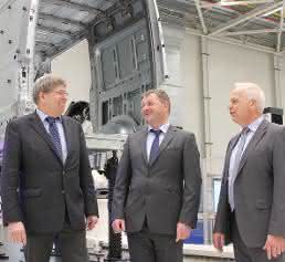 Werner Steinert und Andreas Witte mit Jürgen Barth