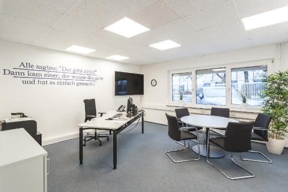 LED Panels concept light  Deutsche Lichtmiete im Büro