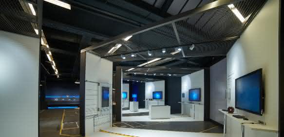 Siemens Arena der Digitalisierung Smart Industry: Live-Show von Industrie 4.0