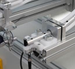 Bauteil in der Entnahmeposition