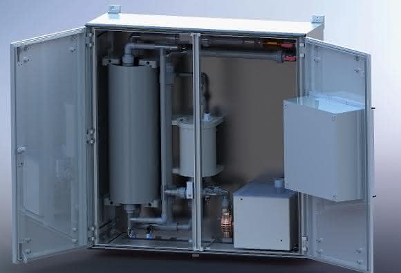 Die Kaltentgasungsanlage von ASA ermöglicht Prozesswasser-Aufbereitung mit geringem Energieverbrauch und Chemikalieneinsatz.