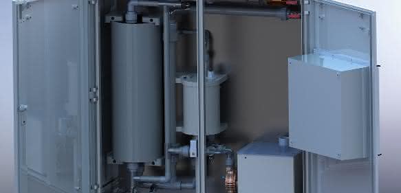 Die Kaltentgasungsanlage von ASA ermöglicht Prozesswasser-Aufbereitung mit geringem Energieverbrauch und Chemikalieneinsatz. Die Kaltentgasungsanlage von ASA ermöglicht Prozesswasser-Aufbereitung mit geringem Energieverbrauch und Chemikalieneinsatz.