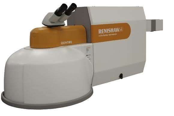 Das inVia Qontor Raman-Mikroskop von Renishaw. Das inVia Qontor Raman-Mikroskop von Renishaw.