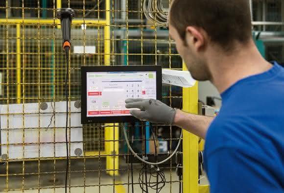 Elektronische Fehlersammelkarte per Touchscreen zu bedienen