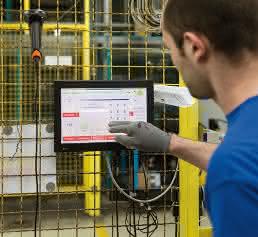 Elektronische Fehlersammelkarte per Touchscreen zu bedienen