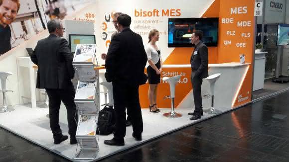 gbo Messestand auf der HMI 2017