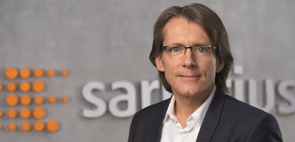 Dr. Joachim Kreuzburg, Vorstandsvorsitzender der Sartorius AG.