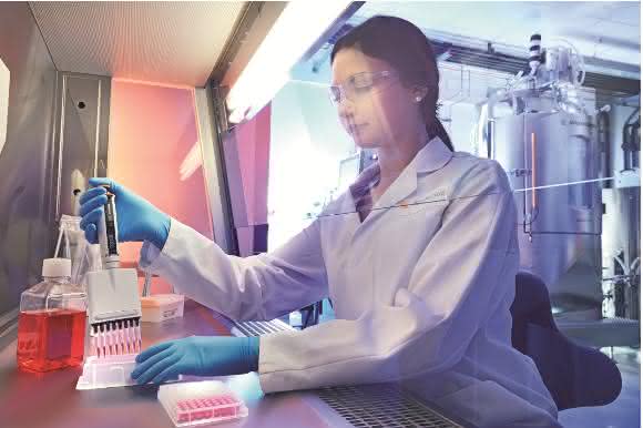 Arbeit in der Pharmaforschung mit Sartorius-Produkten.