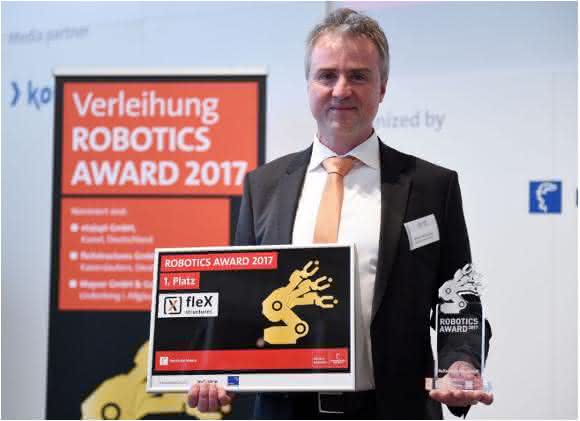 HANNOVER MESSE 2017: fleXstructures gewinnt ROBOTICS AWARD 2017