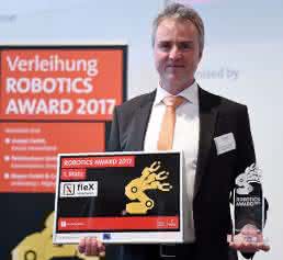 HANNOVER MESSE 2017: fleXstructures gewinnt ROBOTICS AWARD 2017