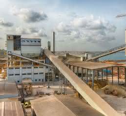 Ghacem-Werk in Takoradi, Ghana