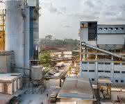 Ghacem-Werk in Takoradi, Ghana