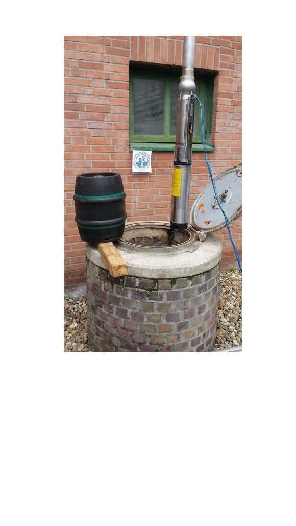 Einfahren der Pumpe Einfahren der Pumpe samt Steigrohr