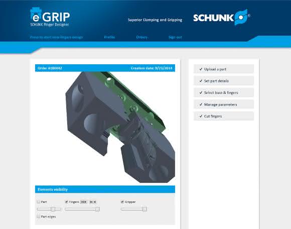 Schunk-eGrip-3D-Kontur Schunk-eGrip-3D-Kontur