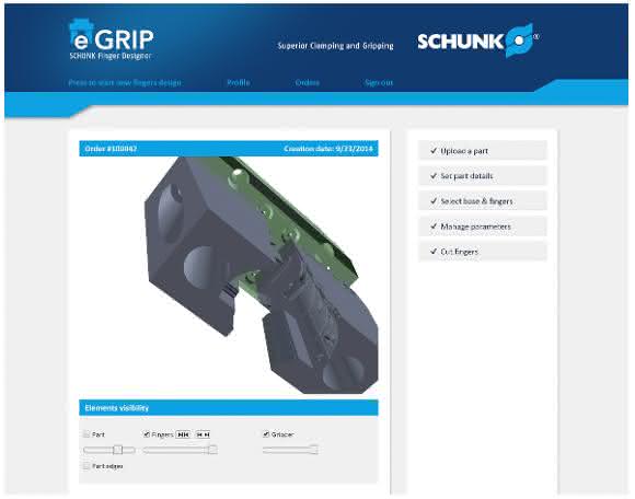 Webtool eGrip Webtool eGrip Schunk