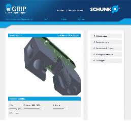 Webtool eGrip Schunk