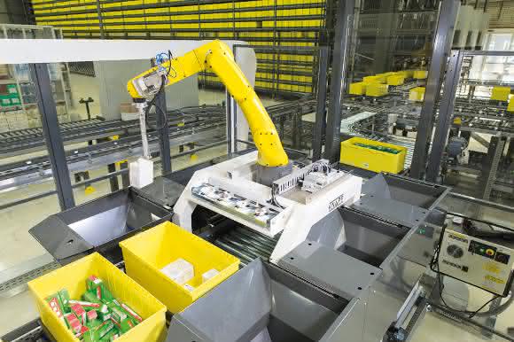 Knapp Pick-it-Easy-Robot Artikelentnahme