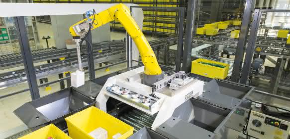 Knapp Pick-it-Easy-Robot Artikelentnahme