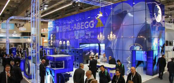Messestand von Ziehl-Abegg  auf der ISH