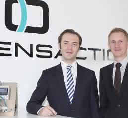 Stefan Rothballer (links) und Michael Münch Vorstände der SensAction AG, Stefan Rothballer (links) und Michael Münch