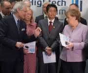 Angela Merkel auf CeBIT 2017 CeBIT 2017: Hightech first