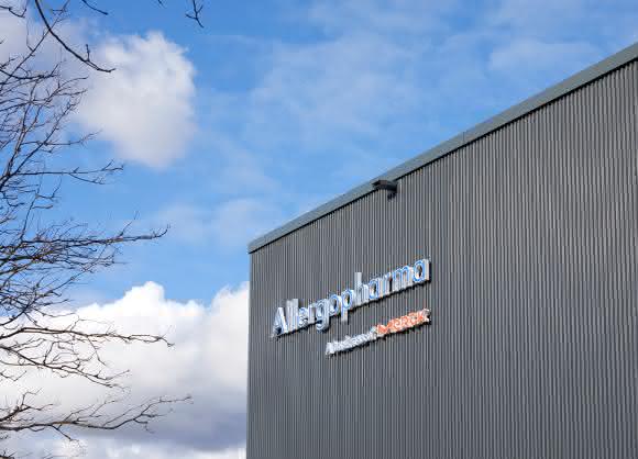 Produktionsgebäude von Allergopharma
