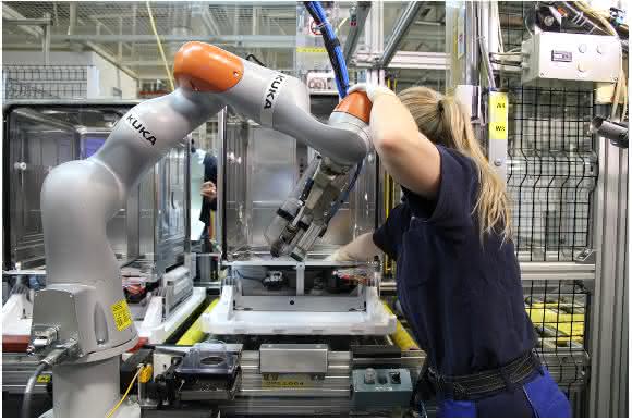 Kuka Roboter Mensch-Roboter-Kollaboration