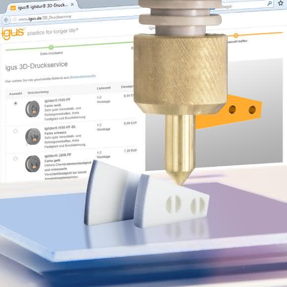 Igus-Werkstoffe-3D-Druckservice Igus-Werkstoffe-3D-Druckservice