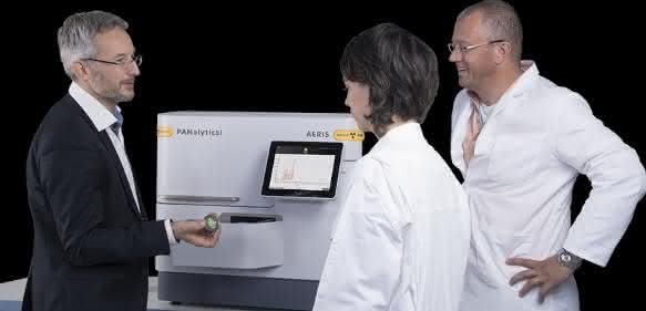 Das neue Aeris-Röntgenpulverdiffraktometer für Prozesskontrolle und Lehre. Das neue Aeris-Röntgenpulverdiffraktometer für Prozesskontrolle und Lehre.