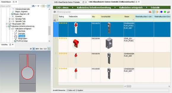 classmate FINDER von simus systems Suchmaschine für CAD-Daten: So finden Profis schneller