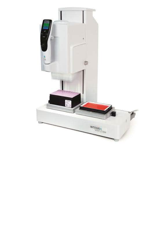 Pipettiersystem Viaflo 384 mit 1536er-Plattenhalter