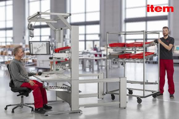 Lean-Production-Systembaukasten