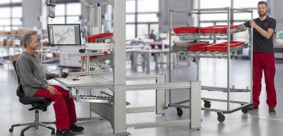 Lean-Production-Systembaukasten