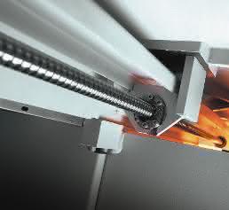 Kugelrollspindel Kugelrollenspindel in Bandsägemaschine Kasto-Vertical