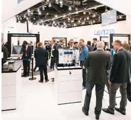 Lenze Messeauftritt Logimat