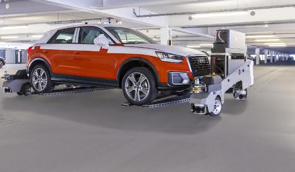 Fahrerloses Transportsystem „Ray“ Fahrerloses Transportsystem „Ray“ Audi